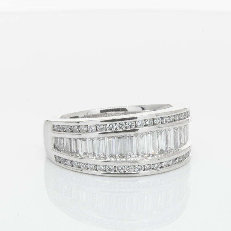 Platinum Diamond Ring-Ring-Walker & Hall
