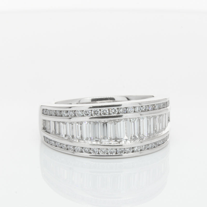 Platinum Diamond Ring-Ring-Walker & Hall