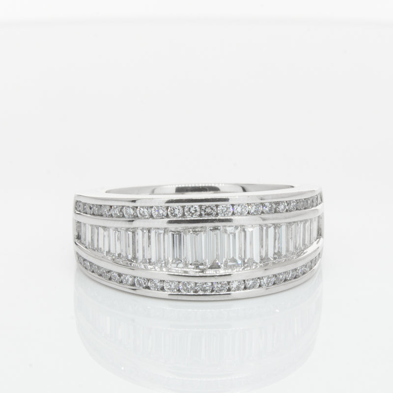 Platinum Diamond Ring-Ring-Walker & Hall