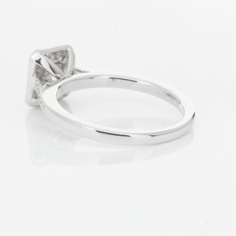 18ct White Gold .41ct Princess Cut Diamond Mandalay Ring-Ring-Walker & Hall