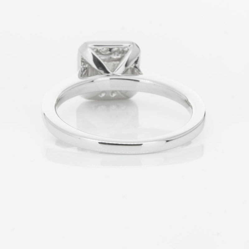 18ct White Gold .41ct Princess Cut Diamond Mandalay Ring-Ring-Walker & Hall