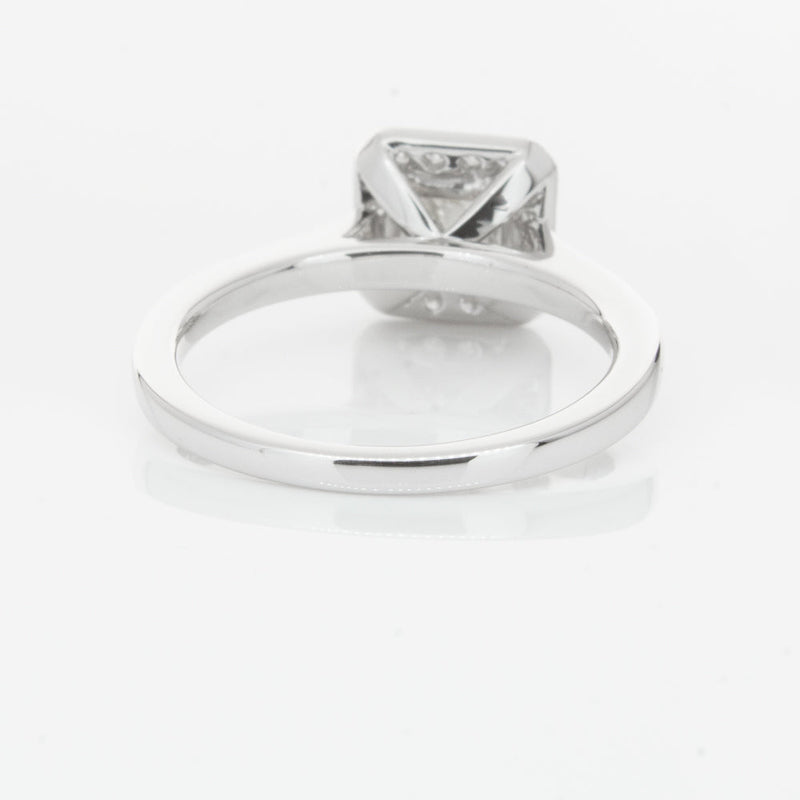 18ct White Gold .41ct Princess Cut Diamond Mandalay Ring-Ring-Walker & Hall