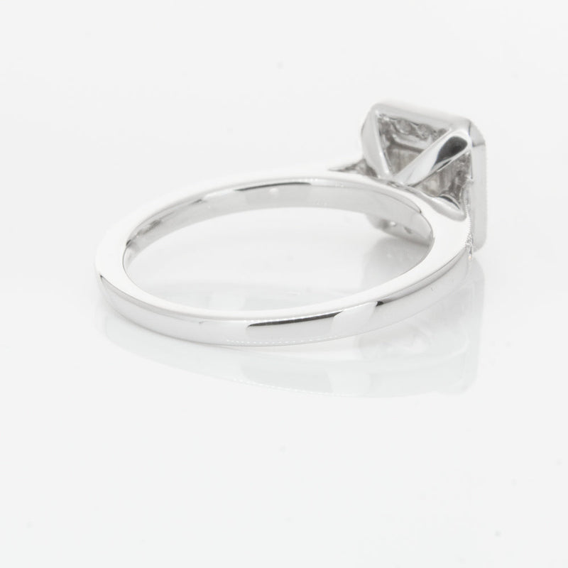 18ct White Gold .41ct Princess Cut Diamond Mandalay Ring-Ring-Walker & Hall