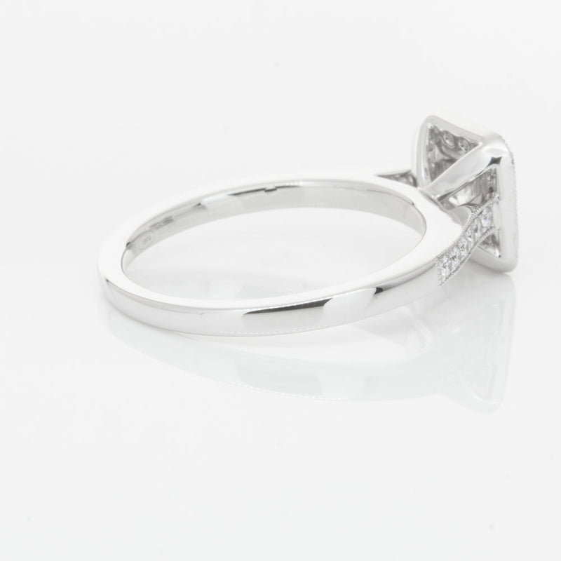 18ct White Gold .41ct Princess Cut Diamond Mandalay Ring-Ring-Walker & Hall