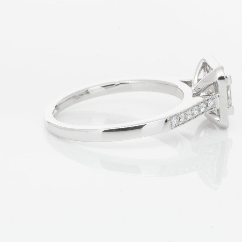 18ct White Gold .41ct Princess Cut Diamond Mandalay Ring-Ring-Walker & Hall