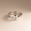 18ct White Gold Fitted Equinox Ring - Walker & Hall