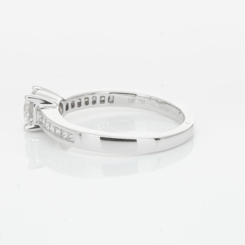 18ct White Gold .70ct Diamond Riviera Ring-Ring-Walker & Hall