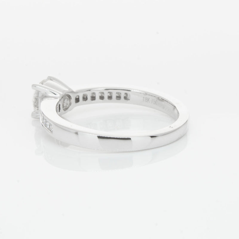 18ct White Gold .70ct Diamond Riviera Ring-Ring-Walker & Hall