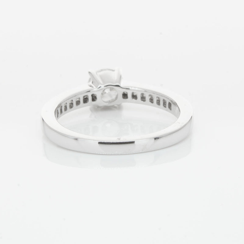 18ct White Gold .70ct Diamond Riviera Ring-Ring-Walker & Hall