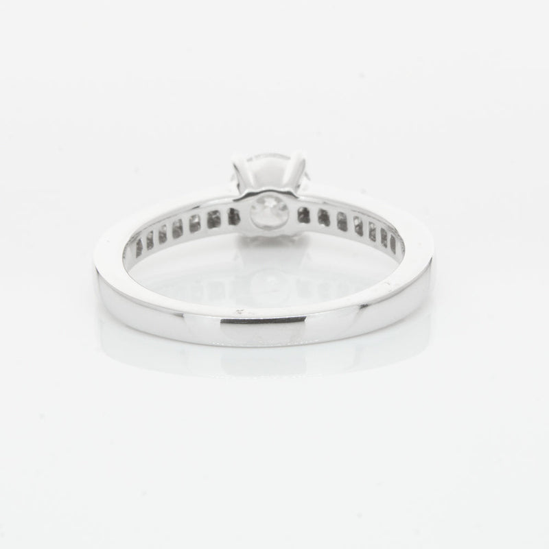 18ct White Gold .70ct Diamond Riviera Ring-Ring-Walker & Hall