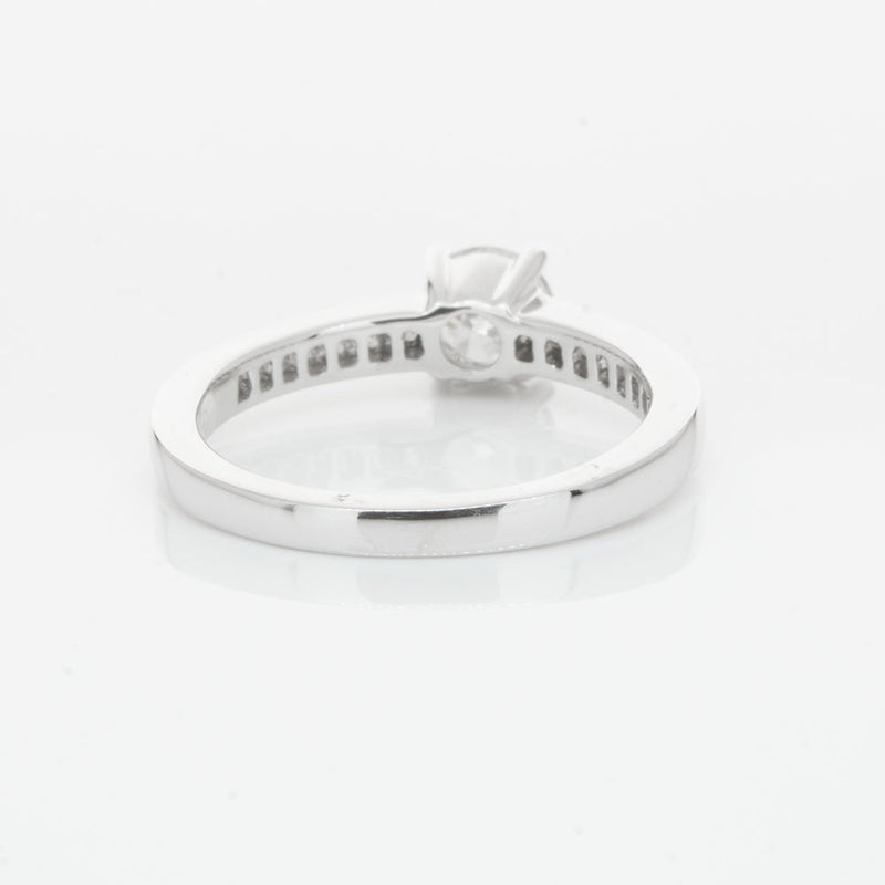 18ct White Gold .70ct Diamond Riviera Ring-Ring-Walker & Hall