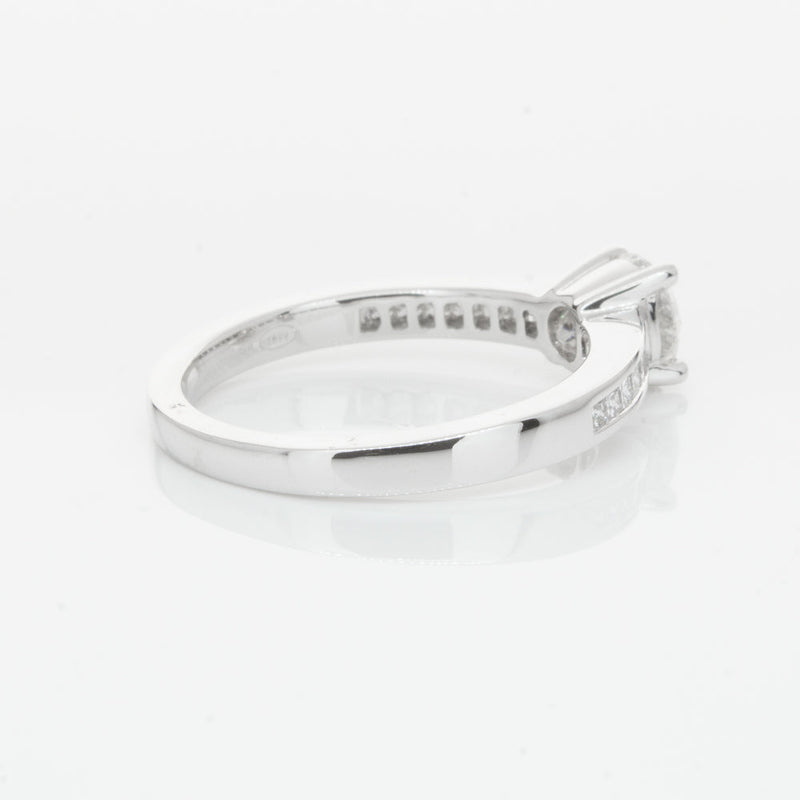 18ct White Gold .70ct Diamond Riviera Ring-Ring-Walker & Hall