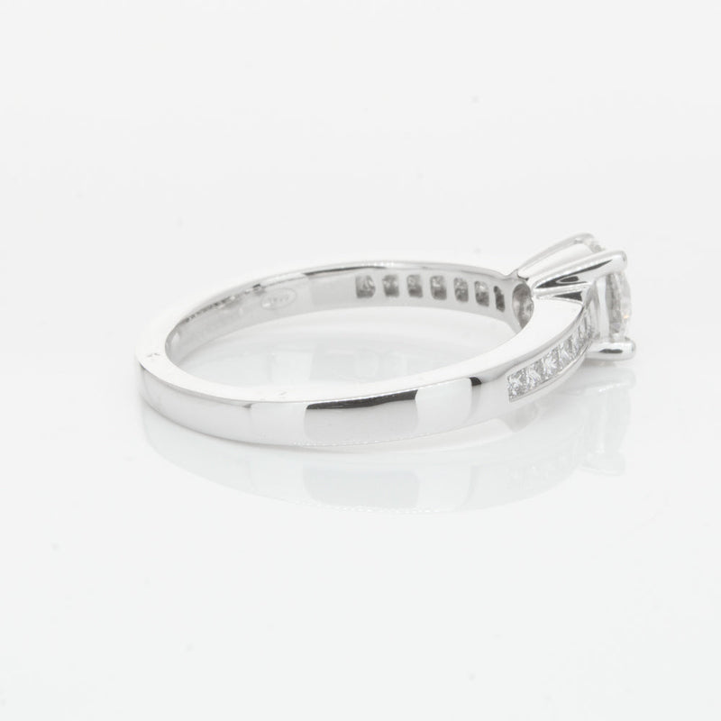 18ct White Gold .70ct Diamond Riviera Ring-Ring-Walker & Hall