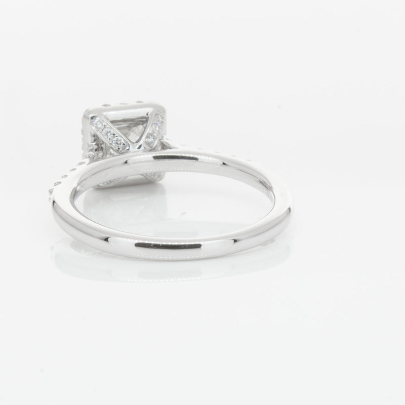 18ct White Gold .70ct Princess Cut Diamond Manhattan Ring-Ring-Walker & Hall