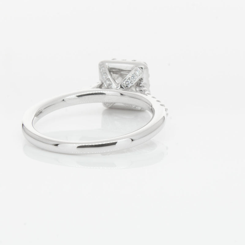 18ct White Gold .70ct Princess Cut Diamond Manhattan Ring-Ring-Walker & Hall