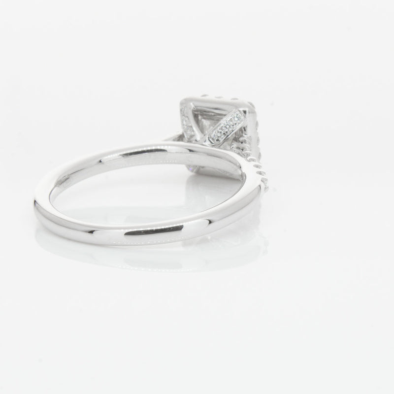 18ct White Gold .70ct Princess Cut Diamond Manhattan Ring-Ring-Walker & Hall