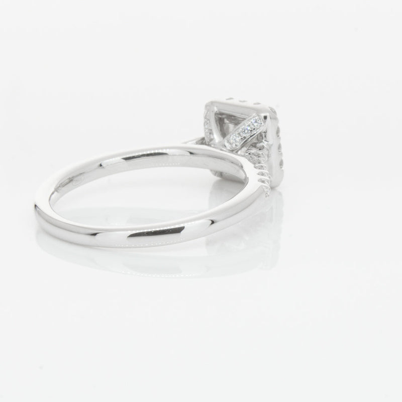 18ct White Gold .70ct Princess Cut Diamond Manhattan Ring-Ring-Walker & Hall