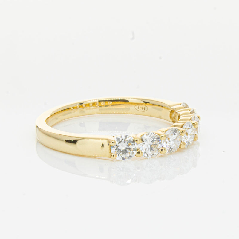 18ct Yellow Gold 1.00ct Diamond Panorama Ring-Ring-Walker & Hall