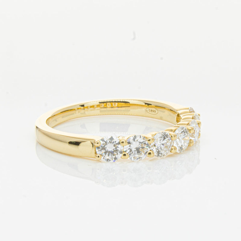 18ct Yellow Gold 1.00ct Diamond Panorama Ring-Ring-Walker & Hall