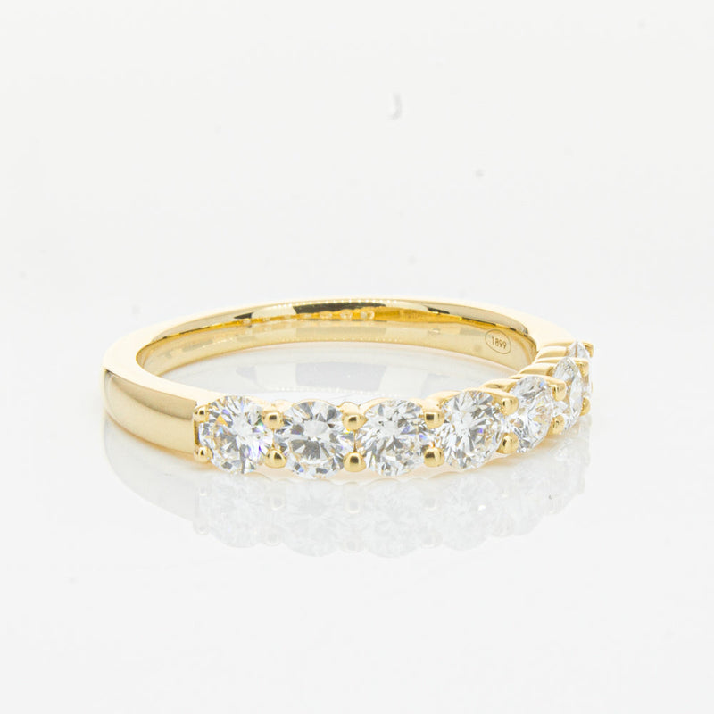 18ct Yellow Gold 1.00ct Diamond Panorama Ring-Ring-Walker & Hall