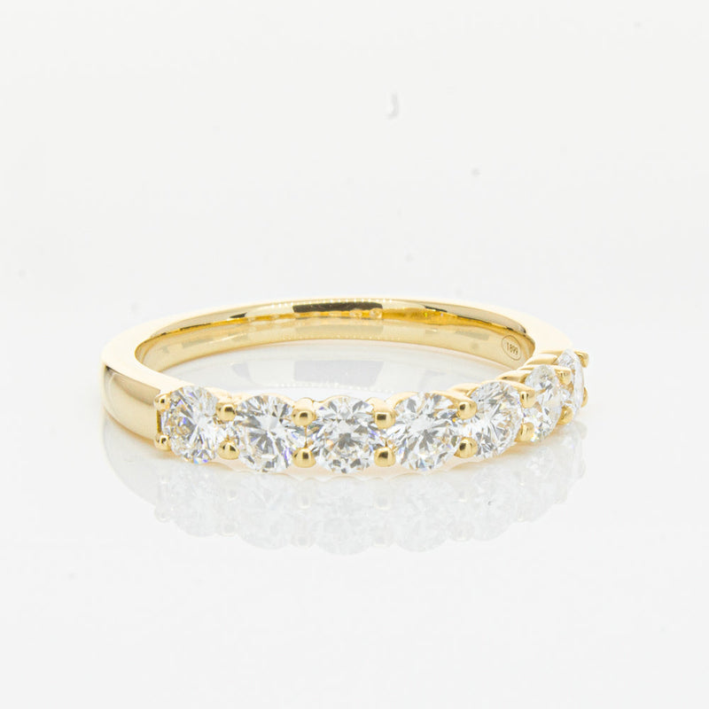 18ct Yellow Gold 1.00ct Diamond Panorama Ring-Ring-Walker & Hall