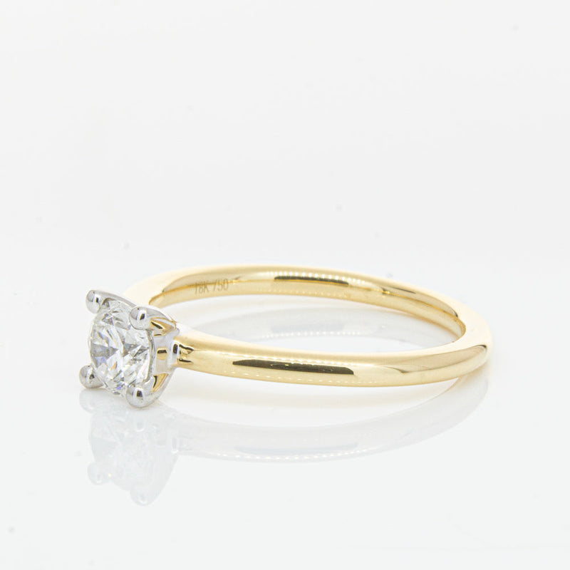 18ct Yellow Gold .50ct Diamond Melba Ring-Ring-Walker & Hall