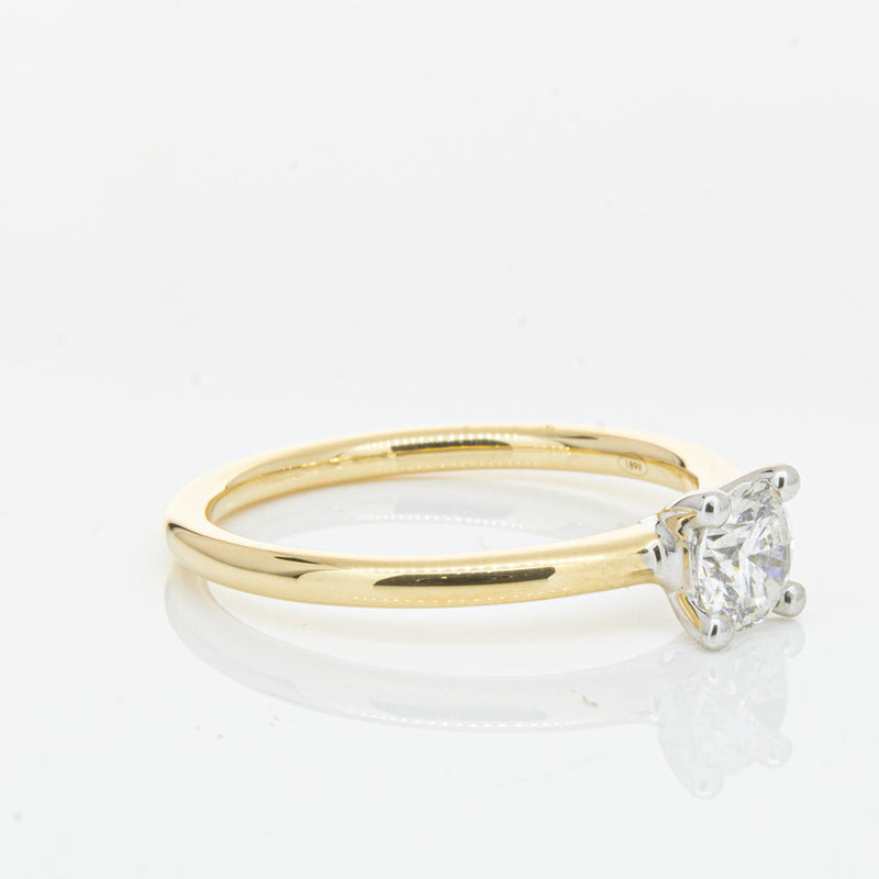 18ct Yellow Gold .50ct Diamond Melba Ring-Ring-Walker & Hall