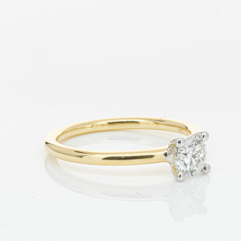 18ct Yellow Gold .50ct Diamond Melba Ring-Ring-Walker & Hall