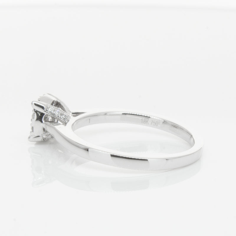 18ct White Gold Diamond Constance Ring-Ring-Walker & Hall