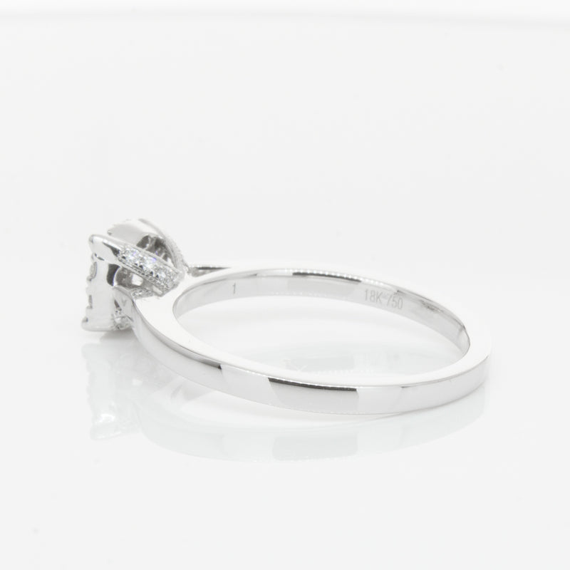 18ct White Gold Diamond Constance Ring-Ring-Walker & Hall