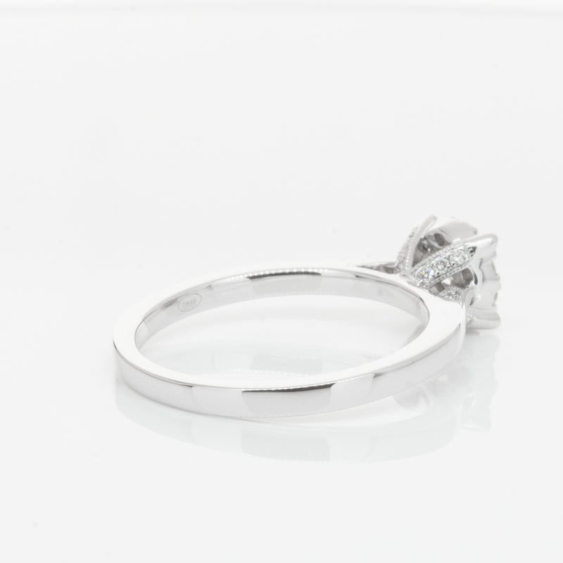 18ct White Gold Diamond Constance Ring-Ring-Walker & Hall