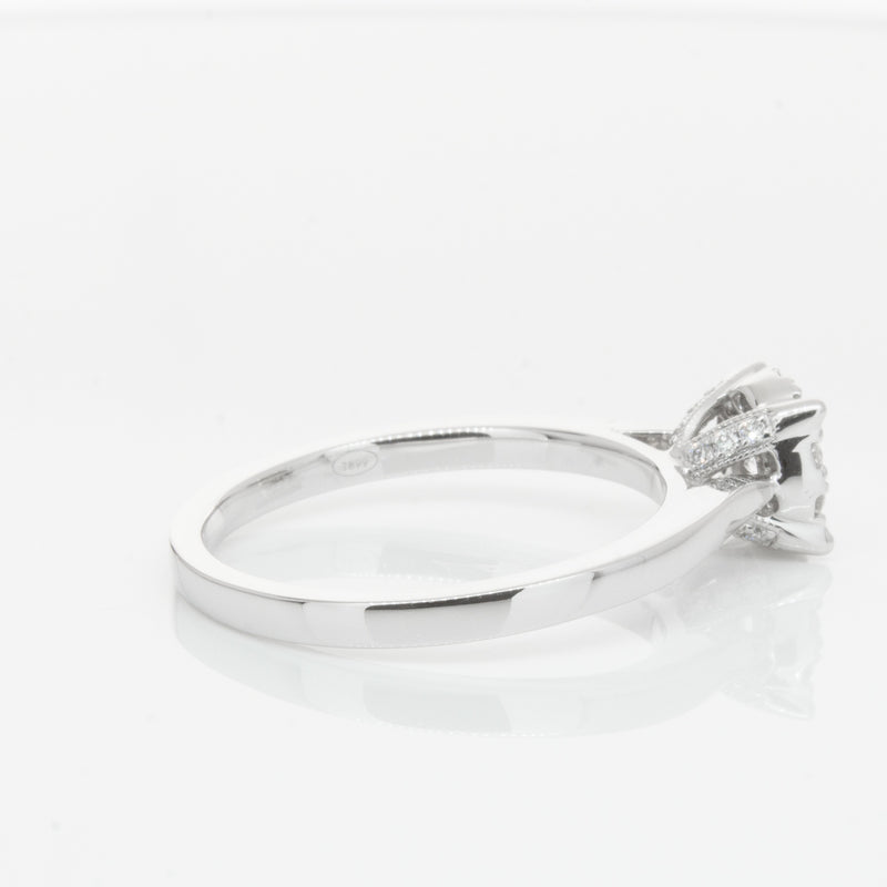 18ct White Gold Diamond Constance Ring-Ring-Walker & Hall