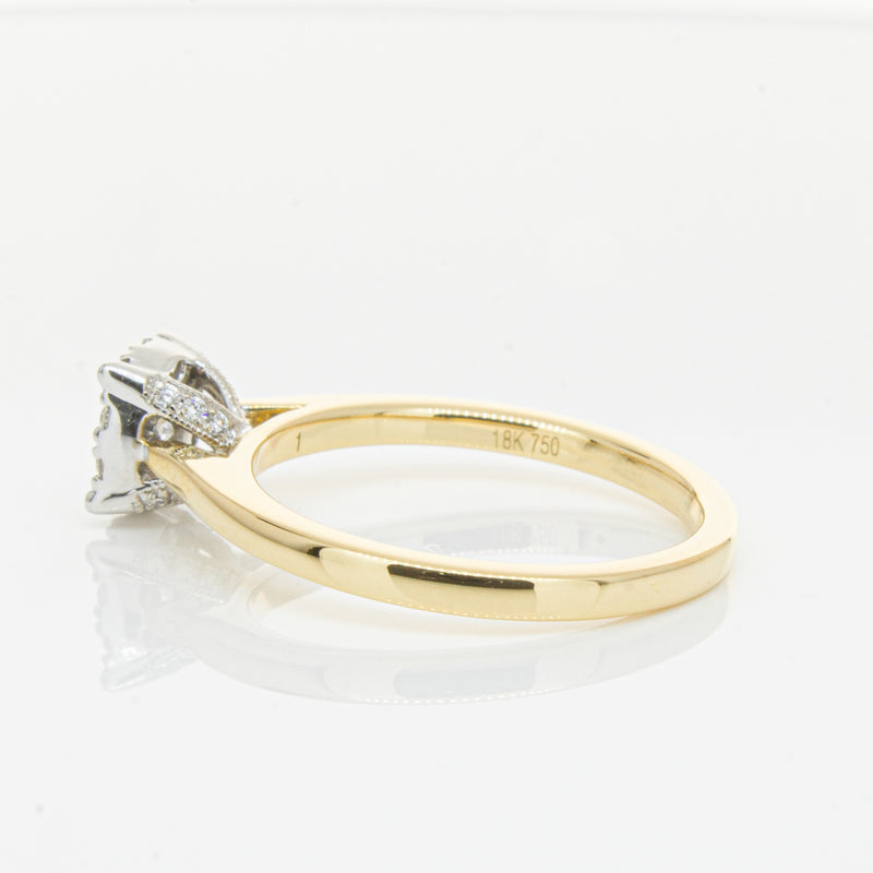 18ct Yellow Gold Diamond Constance Ring-Ring-Walker & Hall