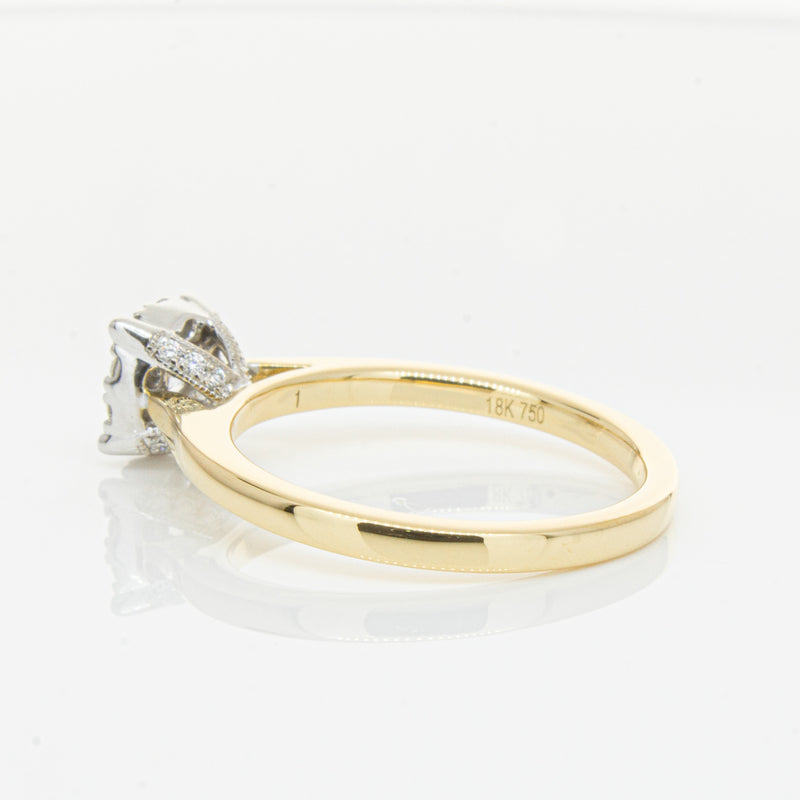 18ct Yellow Gold Diamond Constance Ring-Ring-Walker & Hall