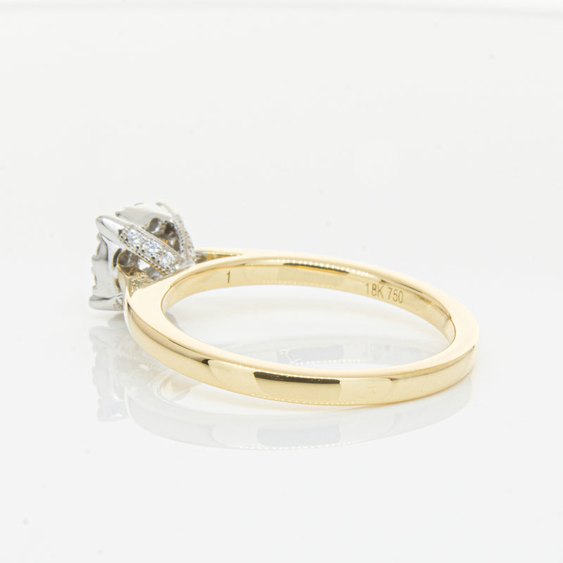 18ct Yellow Gold Diamond Constance Ring-Ring-Walker & Hall