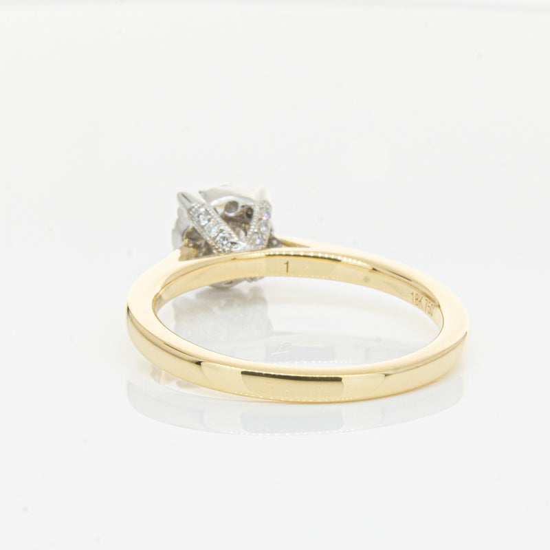 18ct Yellow Gold Diamond Constance Ring-Ring-Walker & Hall