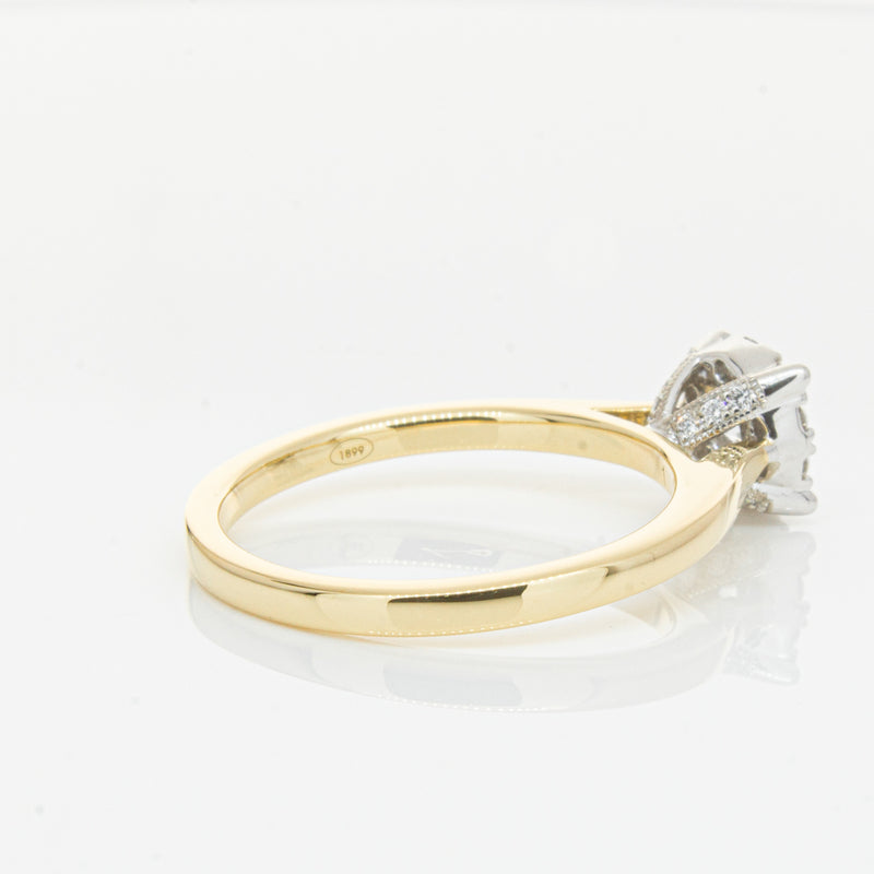 18ct Yellow Gold Diamond Constance Ring-Ring-Walker & Hall