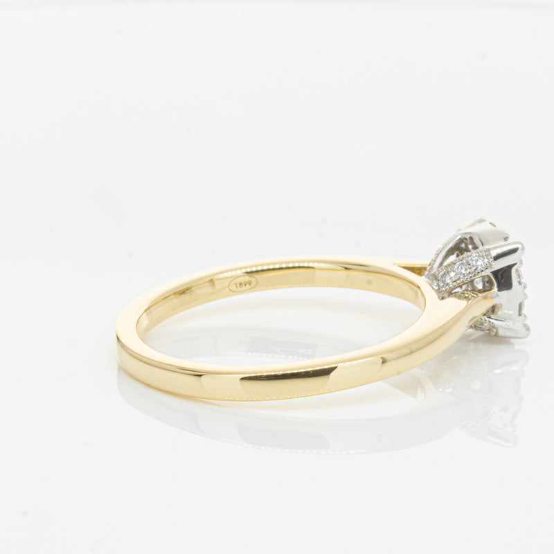 18ct Yellow Gold Diamond Constance Ring-Ring-Walker & Hall
