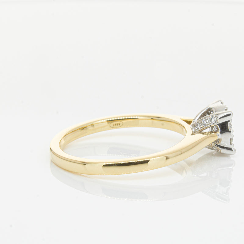 18ct Yellow Gold Diamond Constance Ring-Ring-Walker & Hall