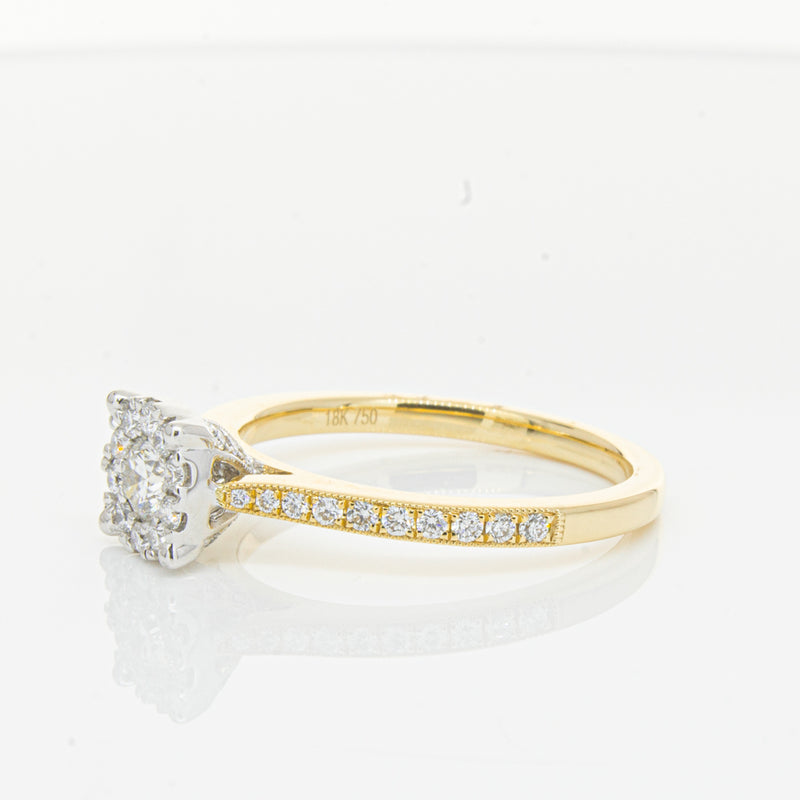 18ct Yellow Gold Diamond Galaxis Ring-Ring-Walker & Hall