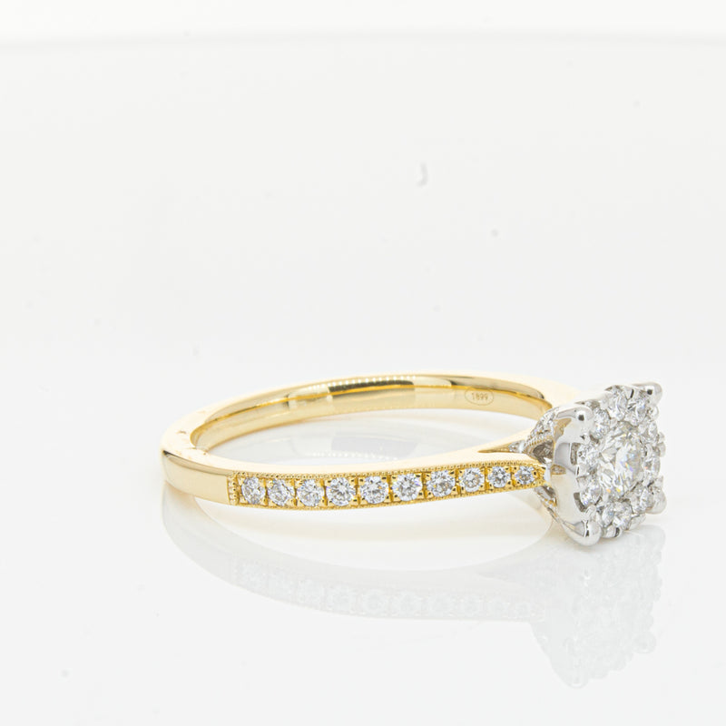 18ct Yellow Gold Diamond Galaxis Ring-Ring-Walker & Hall