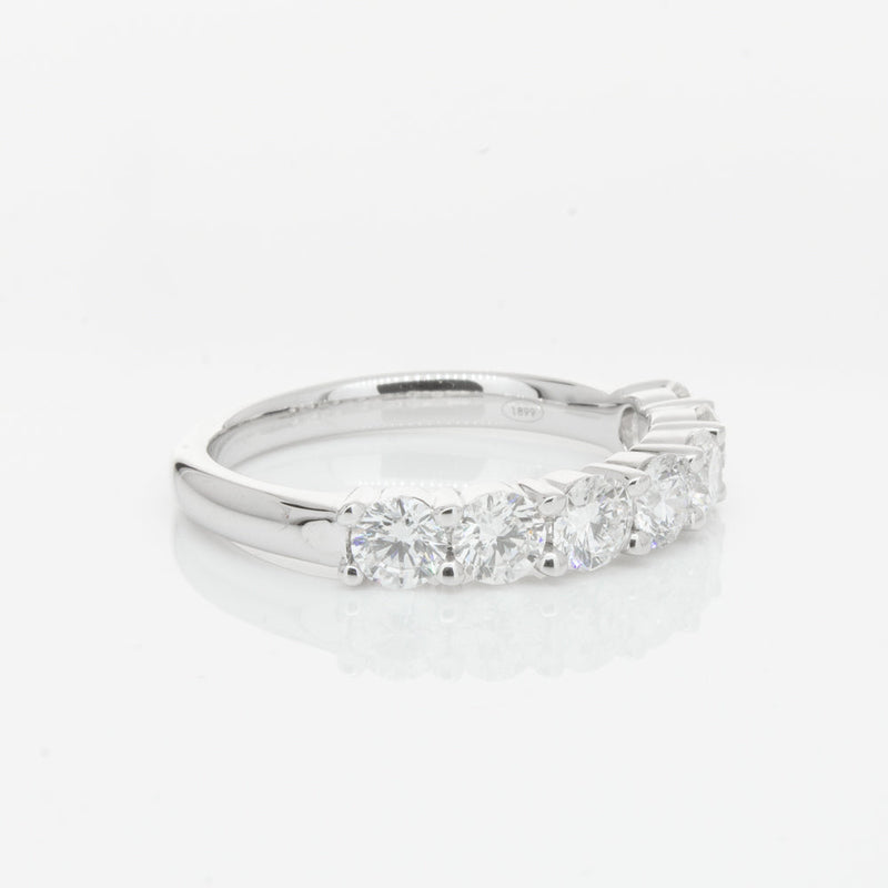 18ct White Gold 1.32ct Diamond Panorama Ring-Ring-Walker & Hall