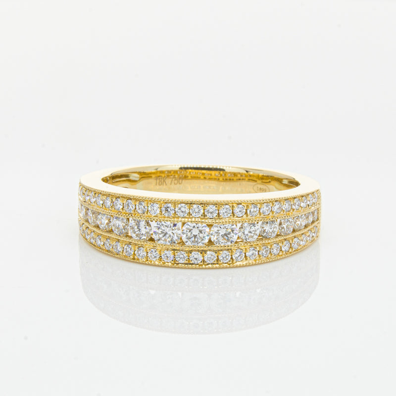 18ct Yellow Gold Diamond Ring-Ring-Walker & Hall