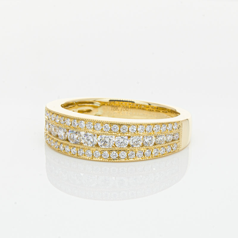 18ct Yellow Gold Diamond Ring-Ring-Walker & Hall