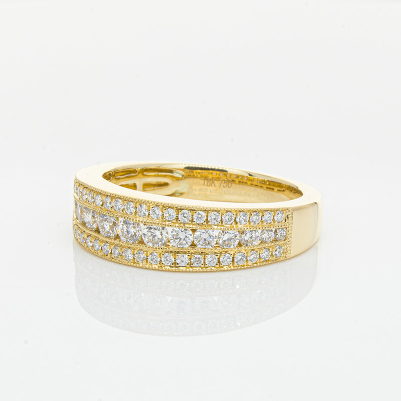 18ct Yellow Gold Diamond Ring-Ring-Walker & Hall