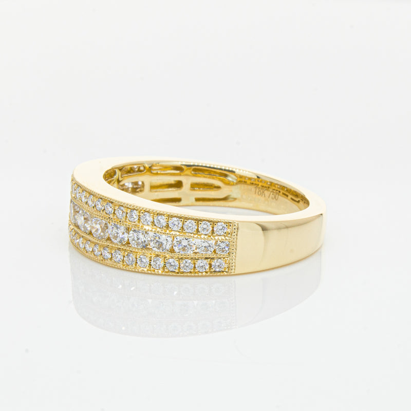 18ct Yellow Gold Diamond Ring-Ring-Walker & Hall