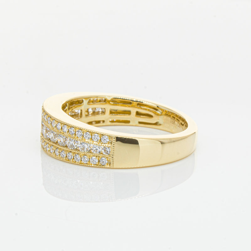 18ct Yellow Gold Diamond Ring-Ring-Walker & Hall