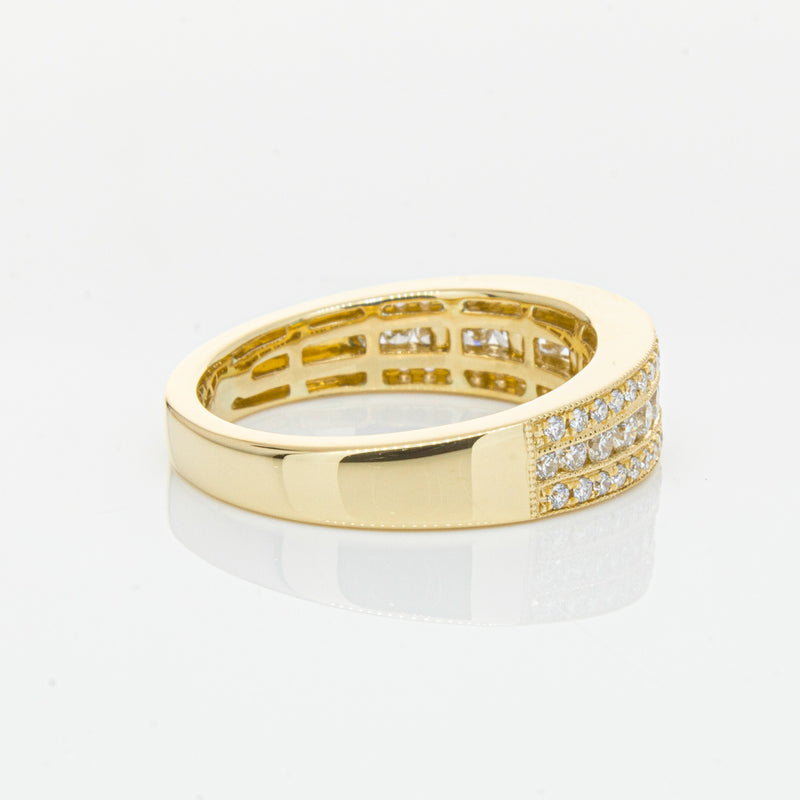 18ct Yellow Gold Diamond Ring-Ring-Walker & Hall