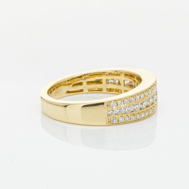 18ct Yellow Gold Diamond Ring-Ring-Walker & Hall