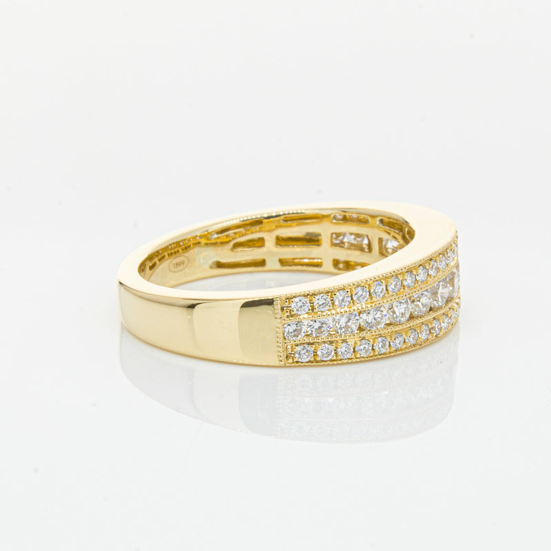 18ct Yellow Gold Diamond Ring-Ring-Walker & Hall